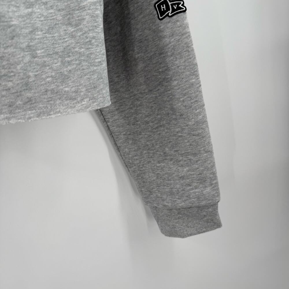 Color Block Cropped Hoodie - Picture 11 of 15